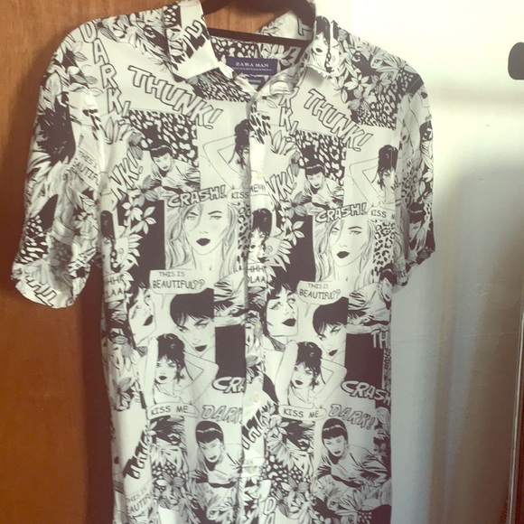 Zara comic shirt Clearance